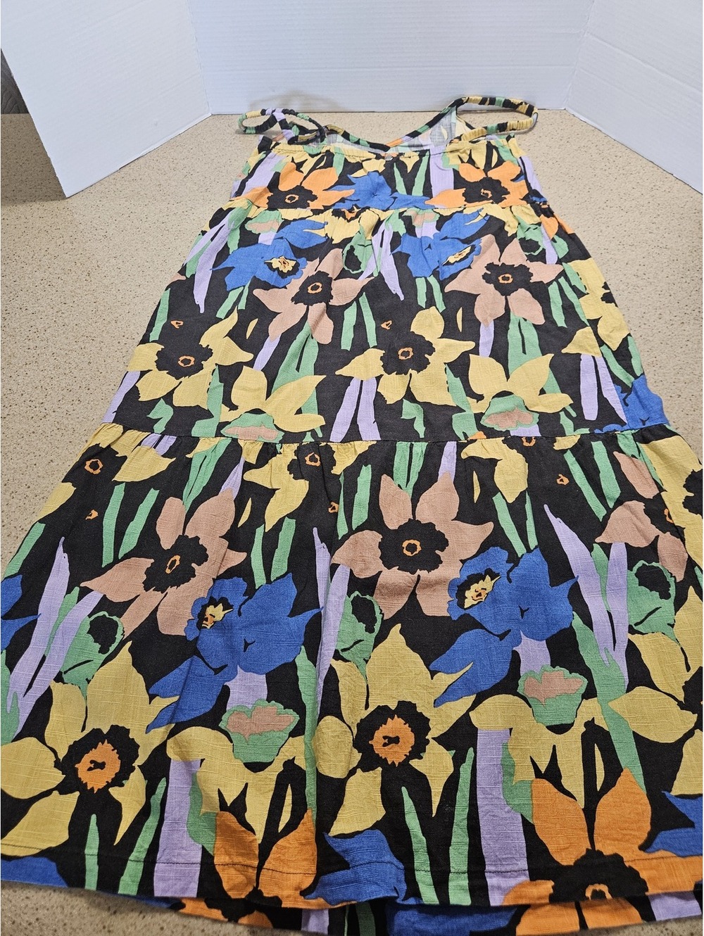 Roxy Floral Print Sundress with Adjustable Straps